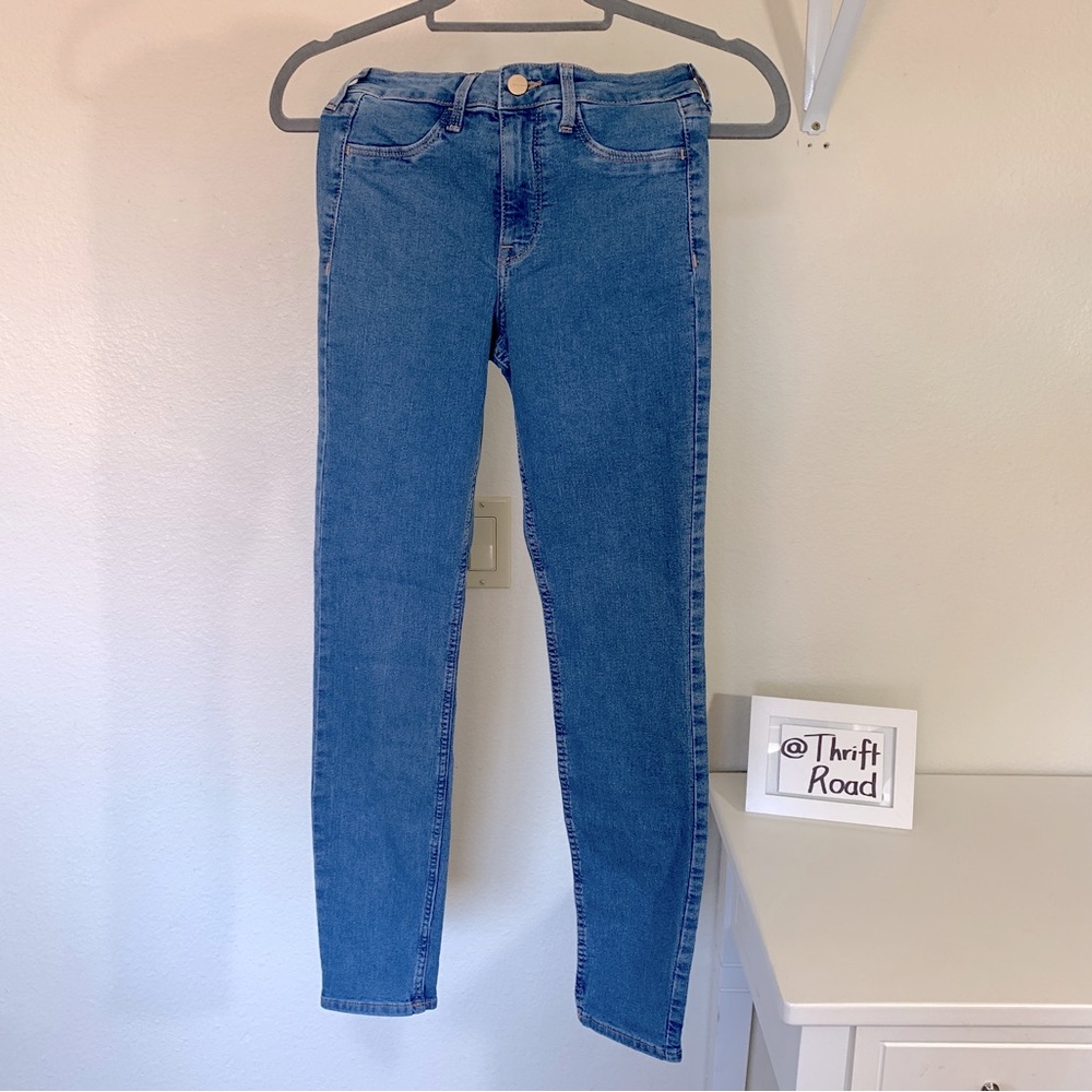 NWOT &DENIM Blue Wash Denim Jeans Sz 25 Skinny Jeans for Women Designer Jeans